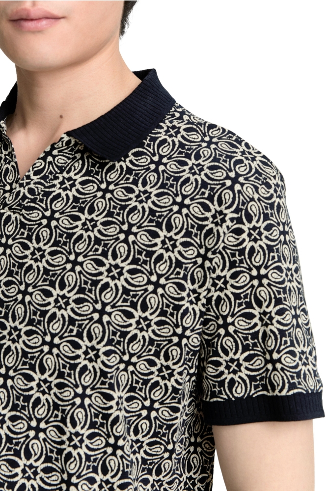 JERSEY POLOSHIRT MET PRINT 1046776XX10 37936